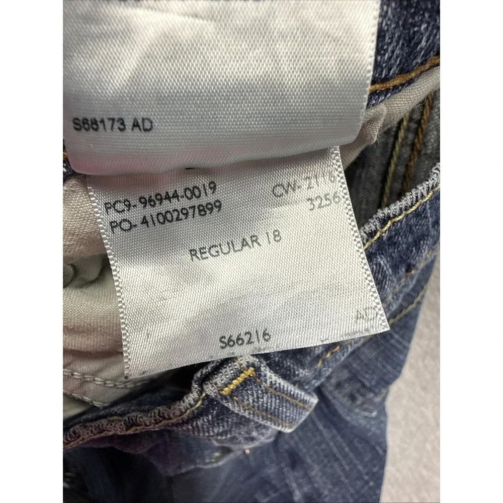 Signature by Levi's Jeans Athletic Fit Straight Jeans Boys 18 Blue Denim Cotton